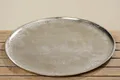 Deko-Tablett  Serviertablett Phönix Aluminium  Ø42cm.