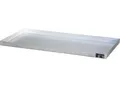 Bauer Kleingebindewanne KGW 4 V4A, ohne Lochblechrost, L 1390 x B 600 x H 60 mm, 40 L, 150 kg, Edelstahl 1.4571, Silber.