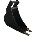 Tieflöffel Baggerschaufel Baggerlöffel Hardox Minibagger MS01 20cm mit 2 Zähne