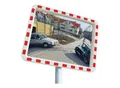 Moravia Verkehrsspiegel aus Acrylglas 400 x 600 mm Rahmen rot/weiß + 76er Schelle (243.10.847)