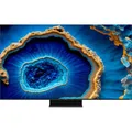 TV QLED Mini LED TCL 55C805 139 cm 4K UHD Google TV Aluminium brossé
