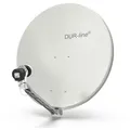 DUR-line Select Komplettset für 1 Teilnehmer / Single LNB + 80cm Alu-Antenne | Q...