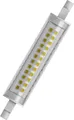 OSRAM LED R7s Stablampe 118mm 12W 2700K Warmweiß 1521lm | SLIM LINE 215128 | klar | nicht dimmbar | IP20 | weiß, E (Spektrum:  bis E)