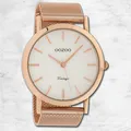 Oozoo Damen Armbanduhr Timepieces Analog Metall rosegold UOC9997A