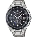 CASIO Edifice EFS-S510D-1AVUEF Chronograph Edelstahl/Saphirglas - SOLARUHR NEU!