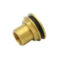 Faßverschraubung Messing Regentonnenverschraubung IG 1/2" AG 3/4" Dichtungen