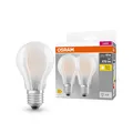 Osram BASE CLASSIC A GLFR 40 LED-Lampe E27 Doppelpack 4W 470lm