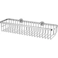 Aluxx Duschkorb Ohne Bohren, Extra Breit (45cm), Aluminium, Verchromt, Rostfrei, Inkl. Klebelösung, 125 Mm X 450 Mm X 92 Mm - Tesa