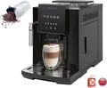 Clatronic ProfiCook PC-KAV 1281, Espressomaschine, 1,8 l, Kaffeebohnen, Eingebautes Mahlwerk, 1450 W, Schwarz