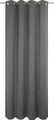 Adam Vorhang "Uni Collection light" Gr. 2, schwarz, 175cm, Ösen, 145cm