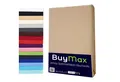 Buymax Spannbettlaken Wasserbett Spannbettlaken für Boxspringbetten Matratzen bis 35 cm Höhe, Jersey, Gummizug: Rundumgummi, (1 Stück), Spannbetttuch 97% Baumwolle, 3% Elasthan, atmungsaktiv, 40 cm Steghöhe