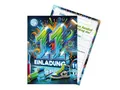 Limonia 12 Einladungskarten zum 11. Kindergeburtstag Graffiti Street Art Motto Feier Fest Einladung Set Geburtstag Mädchen Kinder Jungs Jungen Boys Teenies Unisex