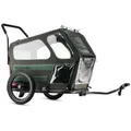 taXXi Fahrradanhänger Dog M - Dark Grey/Dark Green