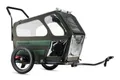 taXXi Fahrradanhänger Dog M Dark Grey/Dark Green Fahrradanhänger Hundeanhänger