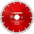 LXDIAMOND Diamant-Trennscheibe 180mm - Diamantscheibe für Beton in 180 mm passend für Lamello Tanga DX200 Montagefräse, Fensterfräse