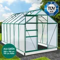 BRAST Gewächshaus Aluminium mit Fundament | 42 Modelle | rostfrei wetterfest