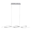 LED Hängelampe dimmbar Esszimmer in Stahl 110 cm 20 W 3000 K Pendelleuchte Küche