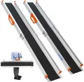 Teleskop Rollstuhlrampe für Treppen & Bordsteine | 300 kg Tragkraft