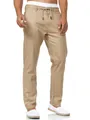 Indicode Leinenhose Herren Veneto Sommerhose Leinen Herrenhose leichte Sommerhose mit Kordelzug
