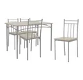 ML-DESIGN Essgruppe Tischgruppe für Küche & Esszimmer moderne Esstischgruppe Esszimmerset, Essgarnitur für 4 Personen 5tlg. 1x Tisch aus Holz & 4x Stühle