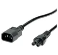 VALUE Value 19.99.1119 Strom Anschlusskabel Schwarz 1.80 m Elektro-Kabel, (180.00 cm)