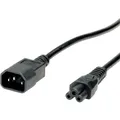 Value 19.99.1119 Strom Anschlusskabel  Schwarz 1.80 m