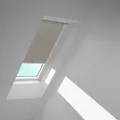 VELUX Rollo Grau 4161, 204, GGU,Haltekrallen,Manuell,VELUX