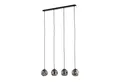 Lindby Hängeleuchte Valentina, Glas Alu IP20, 4 x 10 W LED