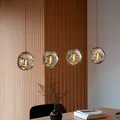 Lindby Pendelleuchte 'Valentina' (Design, Modern) in Alu aus Glas (4 flammig, E1