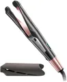 Remington Glätteisen S6606 Curl & Straight Confidence Haarglätter Keramik-Turmalin-Beschichtung, Professionelles 2-in-1 Styling: Glätteisen, Locken&Wellen, LCD display