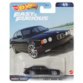 Hot Wheels FAST AND FURIOUS Auto BMW M5 1991 Modellbausatz Die Cast Maßstab 1:64 - Länge 7cm, HKD28, Schwarz