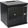 HMF 63406-02 Serverschrank Netzwerkschrank 6HE Wandgehäuse 10 Zoll Rack Schwarz
