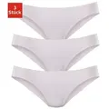 Bikinislip LASCANA "aus hochwertiger Modal-Qualität", Damen, Gr. 44/46, weiß, Obermaterial: 94% Modal (TENCEL), 6% Elasthan, unifarben, körpernah, Unterhosen
