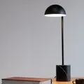 Tischleuchte Dyberg Larsen, Marble, Schwarz, für Arbeitszimmer / Büro, Stein, Skandinavisch - 15 - 50