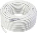 Schwaiger Koaxialkabel KOX11550 052 (115dB) weiß, 50,0m, 4-fach geschirmt, ohne F Stecker