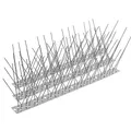 Taubenabwehr, effektive Premium Edelstahl Vogelabwehr Spikes, Vogelabwehr Spikes für einfachste Montage an Balkon, Dach, Fenster, Taubenabwehr mit robuster und Verstellbarer Abdeckung 3 Meter