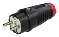 PCE/Merz Schutzkontaktstecker IP54 Gummi 16A / 250V AC / 3p (2P+E) - P0511-SR