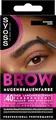 Syoss Augenbrauen Kit Augenbrauenfarbe 1–1 Schwarz Stufe 3 (17 ml), Augenbrauen färben für einen natürlichen Look und ein langanhaltendes Ergebnis