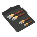 Wera 6004 Joker VDE 4 Set 1 VDE-isolierter selbstjustierender Maulschlüssel-Satz, 4-teilig