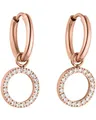 PURELEI® Closed Glow Ohrringe (Roségold) – Damenohrringe aus langlebigem Edelstahl – Wasserfeste Ohrringe Damen – 1,4 cm Durchmesser – Modeschmuck für deinen individuellen Look
