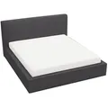 Graingold Polsterbett, Dunkelgrau, Textil, 180x200 cm, Schlafzimmer, Betten, Polsterbetten