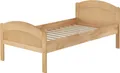Holzbett mit hoher Sitzkante Seniorenbett Buche natur 90x200 Zubehör wählbar V-60.75-09Rollrost inkl.