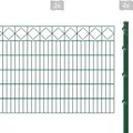 Arvotec Doppelstabmattenzaun ESSENTIAL 120 zum Einbetonieren "Karo" mit Zierleiste, (Set, 7-St), Zaunhöhe 120 cm, Zaunlänge 2 - 60 m