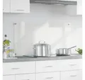 vidaXL Küchenrückwand, Küchenrückwand Transparent 100 x 50 cm Gehärtetes Glas
