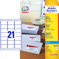 AVERY Zweckform Inkjet Adress-Etiketten, 63,5 x 38,1 mm