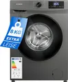 Bomann Waschmaschine 8kg mit max. 1400 U/min | effizienter, leiser und langlebiger Invertermotor | 15 Programmen & Endzweitvorwahl | WA 7185 schwarz