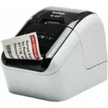 Brother Etikettendrucker Brother Ql-800 60,96mm Schwarz: 93 Etik./min., Rot-schwarz: 15 Etik./min.usb 2.0, Usb-host Inkl 2 Etikettenrollen (einzel-etiketten 29 X 90 Mm, 100st., Endlos-etikett 62mm X 5