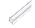 LYSEL® U-Laufschiene Kederschiene Kederleiste Kunststoff Weiß Länge 1m für Keder 5,5 - 7,5m, (1-tlg), 1000 x 18 x 14 mm [L x B x H]