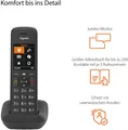 Gigaset C575HX Mobilteil mit Ladeschale, Farbe schwarz