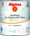 Alpina Weißlack für Möbel & Türen 2 L weiß seidenmatt